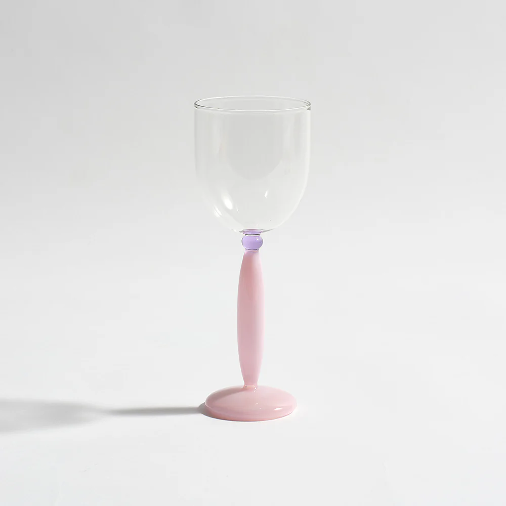 Kyoto Pink Wine Glass Pair - Image 2