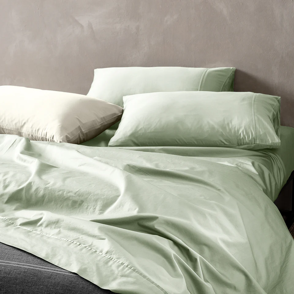 Pure 500 TC Egyptian Cotton Celadon Sheet Set - Image 2