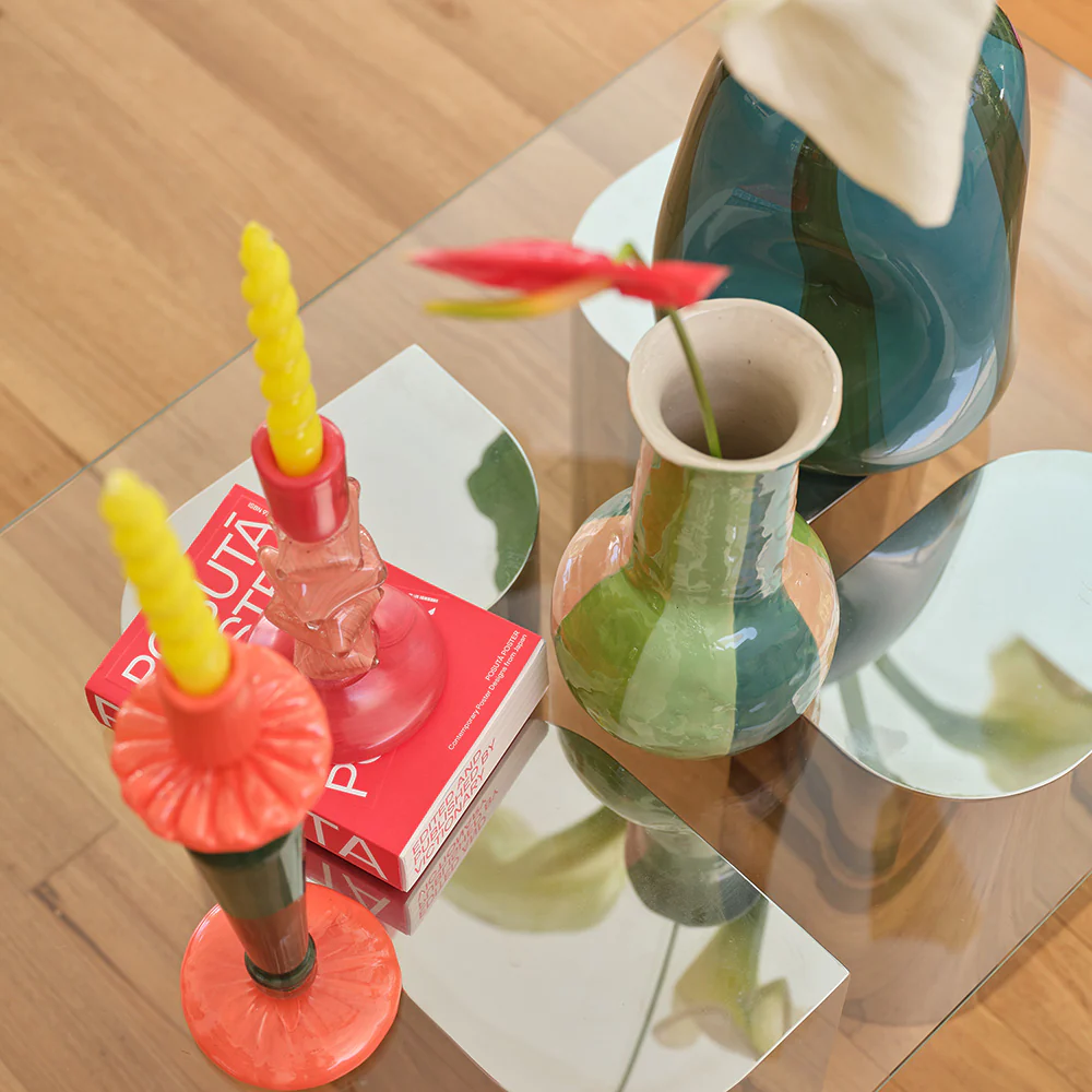 Verona Green Candle Holder - Image 2